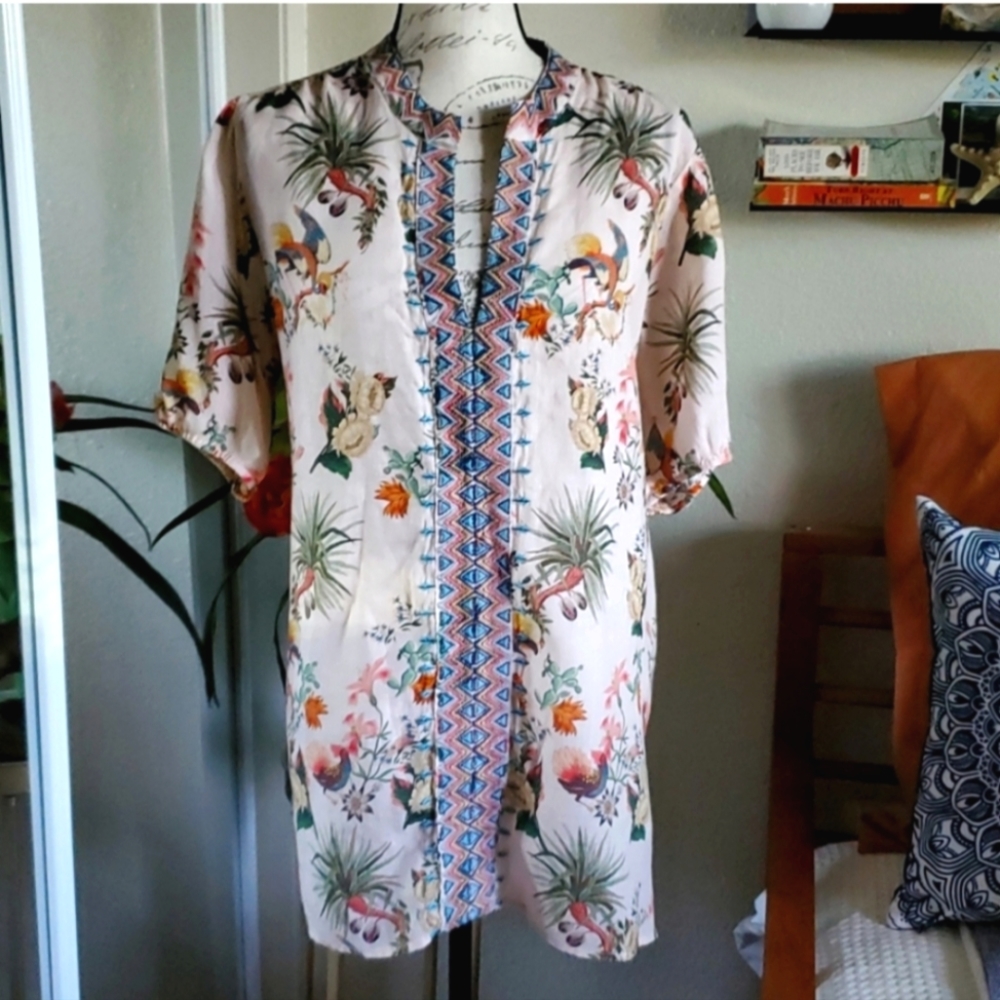 🏆HostPick🏆Johnny Was Effortless Puff Sleeve Tunic - Picture 6 of 8